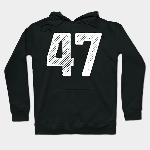 Forty Seven 47 Hoodie by colorsplash